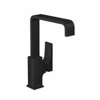 Смеситель для раковины Hansgrohe Metropol 230 Push-Open черный матовый 32511670