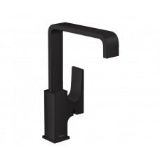 Смеситель для раковины Hansgrohe Metropol 230 Push-Open черный матовый 32511670
