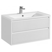 Комплект AQUATON Римини 100 New тумба и раковина Айрис 100 1A2328K3RN010