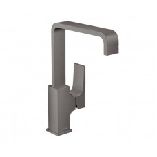 Смеситель для раковины Hansgrohe Metropol 230 Push-Open черный хром 32511340