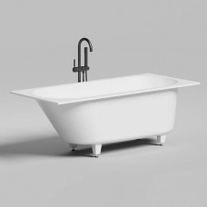 Ванна встраиваемая Salini Ornella Kit 160х70х54 см S-Stone белый матовый 102426M Ванна встраиваемая Salini Ornella Kit 160х70х54 см S-Stone белый матовый 102426M