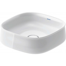 Раковина Duravit Zencha 420х420 мм шлифованная без перелива 2373420079