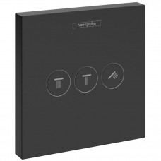 Вентиль Hansgrohe ShowerSelect для 3 потребителей скрытый монтаж матовый черный 15764670 Вентиль Hansgrohe ShowerSelect для 3 потребителей скрытый монтаж матовый черный 15764670
