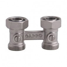 Узел нижнего подключения радиатора Gappo G267 прямой 3/4 x 3/4 EK G267
