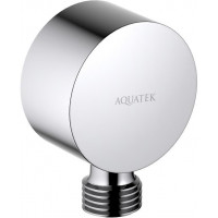 Шланговое подсоединение Aquatek хром AQ2457CR