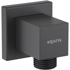 Шланговое подсоединение Aquatek матовый черный AQ2458MB