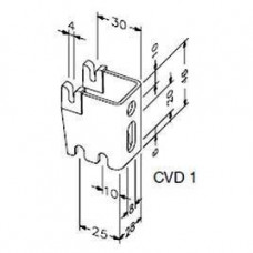 Консоль настенная Zehnder CVD 1 25/30 мм белый RAL 9016 795041