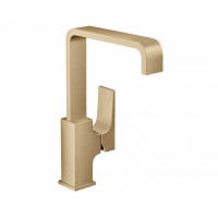 Смеситель для раковины Hansgrohe Metropol 230 Push-Open шлифованная бронза 32511140