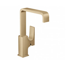 Смеситель для раковины Hansgrohe Metropol 230 Push-Open шлифованная бронза 32511140