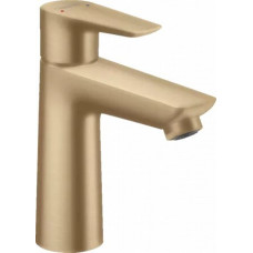 Смеситель для раковины Hansgrohe Talis E 110 однорычажный со сливным гарнитуром шлифованная бронза 71710140