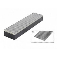 Конвектор внутрипольный JagaRus Mini Canal с решеткой SNA 90x1300x260 мм MICL0.00913026/SNA/JR