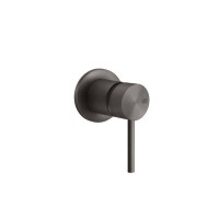 Смеситель встраиваемый Gessi 316 на 1 источник 1/2 внешняя часть Brushed Black Metal PVD 54019#707