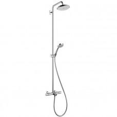 Душевая система Hansgrohe Croma 220 Showerpipe с термостатом для ванны хром 27223000