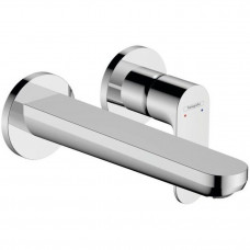 Смеситель для раковины Hansgrohe Rebris S настенный скрытого монтажа излив 20 см хром 72528000