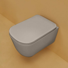 Унитаз подвесной Kerasan Tribeca 54х35 см безободковый орех Nocciola 511481