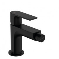 Смеситель для биде Hansgrohe Rebris E однорычажный с донным клапаном черный матовый 72211670