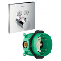 Комплект термостатического смесителя для душа Hansgrohe ShowerSelect 15763000/01800180 15763000S