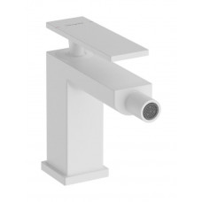 Смеситель для биде Hansgrohe Tecturis E 80 со сливным гарнитуром матовый белый 73200700