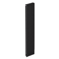 Радиатор трубчатый RIFAR TUBOG Ventil 3180 8 секций нижнее подключение Антрацит TUB 3180-08-DV1-AN