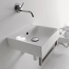 Раковина Kerasan Cento 40х35 см подвесная без отв. белый 353901