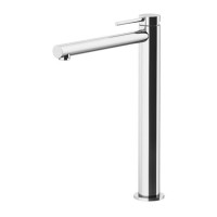 Смеситель для раковины высокий Gattoni Circle One 302 мм с донным клапаном хром 9048/90C0