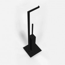 Стойка с ершом и держателем т/б Colombo Design MiniQ 18x18x67.5 см чёрный B5018.NM-RNE