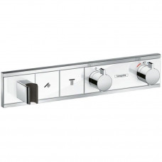 Термостат hansgrohe RainSelect скрытого монтажа для 2 потребителей белый/хром 15355400