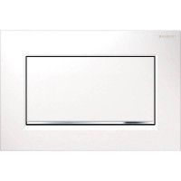 Клавиша смыва Geberit Sigma 30 смыв-стоп белый/хром 115.893.KJ.1