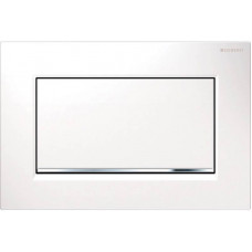 Клавиша смыва Geberit Sigma 30 смыв-стоп белый/хром 115.893.KJ.1