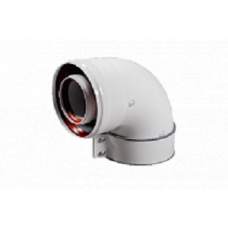 Отвод коаксиальный Baxi 90° 60/100 мм (кроме ECO Classic / ECO Nova) MT71410142 Отвод коаксиальный Baxi 90° 60/100 мм (кроме ECO Classic / ECO Nova) MT71410142