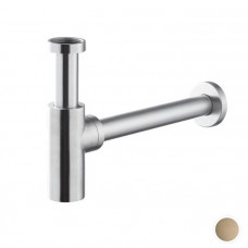Сифон для раковины Newform X-STEEL 316 под донный клапан 300 мм цвет PVD Brushed pale gold 244X.59.098