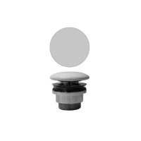 Донный клапан GSI PVC17 с открытым сливом для раковин без перелива Cenere matte PVC17