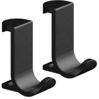 Крючок широкий Hansgrohe WallStoris матовый черный 27914670