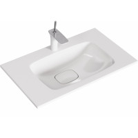 Раковина AQUATON Malaga 750 755х460х180 мм литьевой мрамор Mal.75.04.D