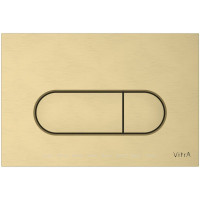 Панель смыва VitrA Root Round шлифованное золото 740-2225