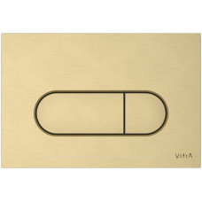 Панель смыва VitrA Root Round шлифованное золото 740-2225