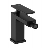 Смеситель для биде Hansgrohe Tecturis E 80 со сливным гарнитуром матовый черный 73200670