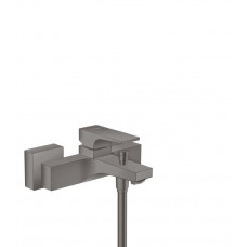 Смеситель для ванны Hansgrohe Metropol однорычажный внешний монтаж шлифованный черный хром 32540340