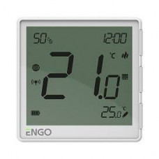 Беспроводной терморегулятор ENGO Controls EONE Zigbee с аккумулятором белый EONEBATW