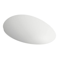 Сиденье для унитаза Laufen Alessi One 481x350x107 мм с микролифтом белый матовый 8.9297.1.757.000.1