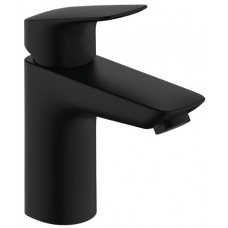 Смеситель для раковины Hansgrohe Logis 100 Push-Open черный матовый 71107670