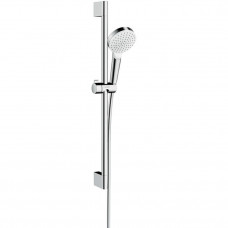 Душевой набор Hansgrohe Crometta 1jet со штангой 65 см белый/хром 26533400