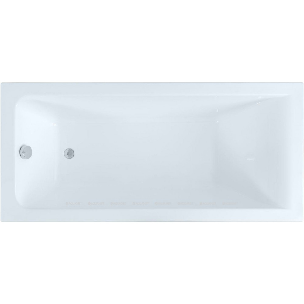 Ванна акриловая Aquanet Bright 170x70 см с каркасом и сливом-переливом 00267835
