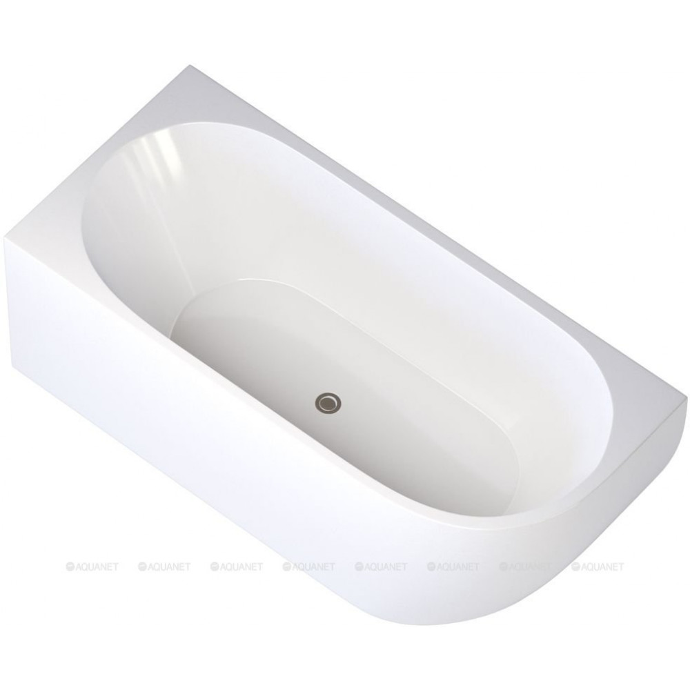 Ванна акриловая Aquanet Family Elegant A 1800x800 мм со сливом-переливом White Gloss 3805-N-GW