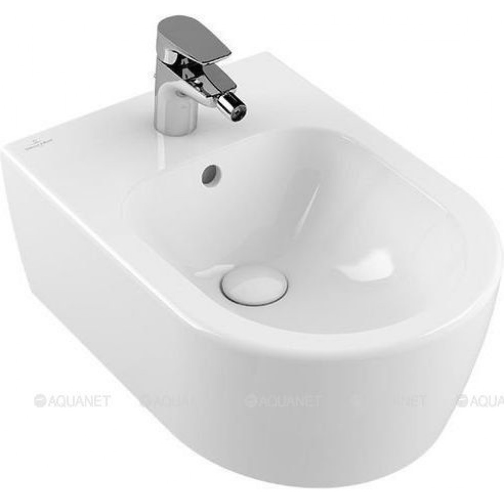 Биде подвесное Villeroy & Boch Avento CeramicPlus 370x530 мм 540500R1