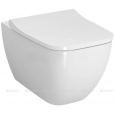 Унитаз подвесной безободковый VitrA Shift с сиденьем микролифт 7742B003-0075 Унитаз подвесной безободковый VitrA Shift с сиденьем микролифт 7742B003-0075