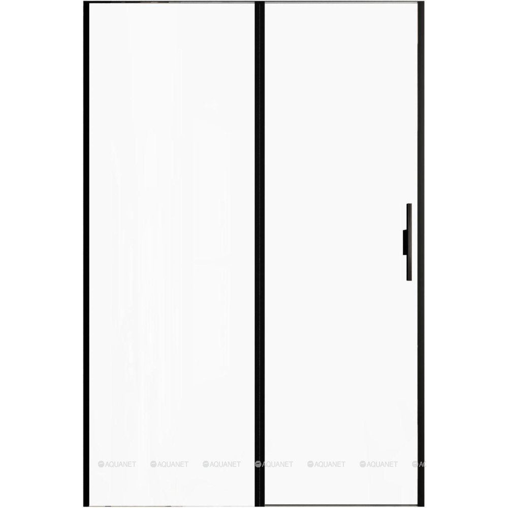 Душевая дверь Allen Brau Priority 1400 мм стекло Optiwhite черный брашированный алюминий 3.31036.BBA