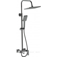Душевая система Haiba HB24639-3 с изливом и тропическим душем оружейная сталь HB24639-3 Душевая система Haiba HB24639-3 с изливом и тропическим душем оружейная сталь HB24639-3