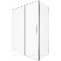 Душевое ограждение Allen Brau Priority 1600х900 мм 8 мм серебро браш 3.31038.BA/3.31044.BA