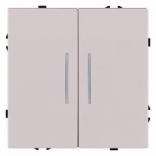 Выключатель проходной двухклавишный с подсветкой без рамки Kollinger Eclipse EC-011CM Выключатель проходной двухклавишный с подсветкой без рамки Kollinger Eclipse EC-011CM